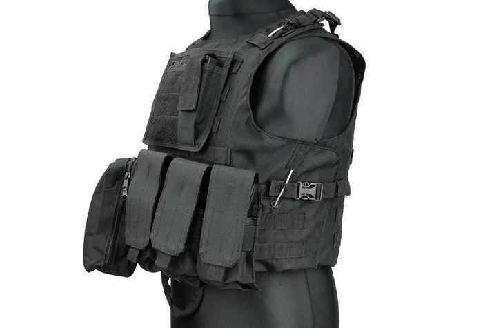 AAV FSBE-type tactical vest – black, image 1 of 10