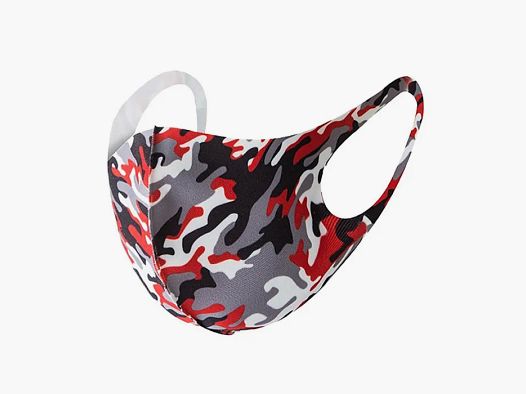 Mouth-nose covering / community mask - camouflage red - for you and him