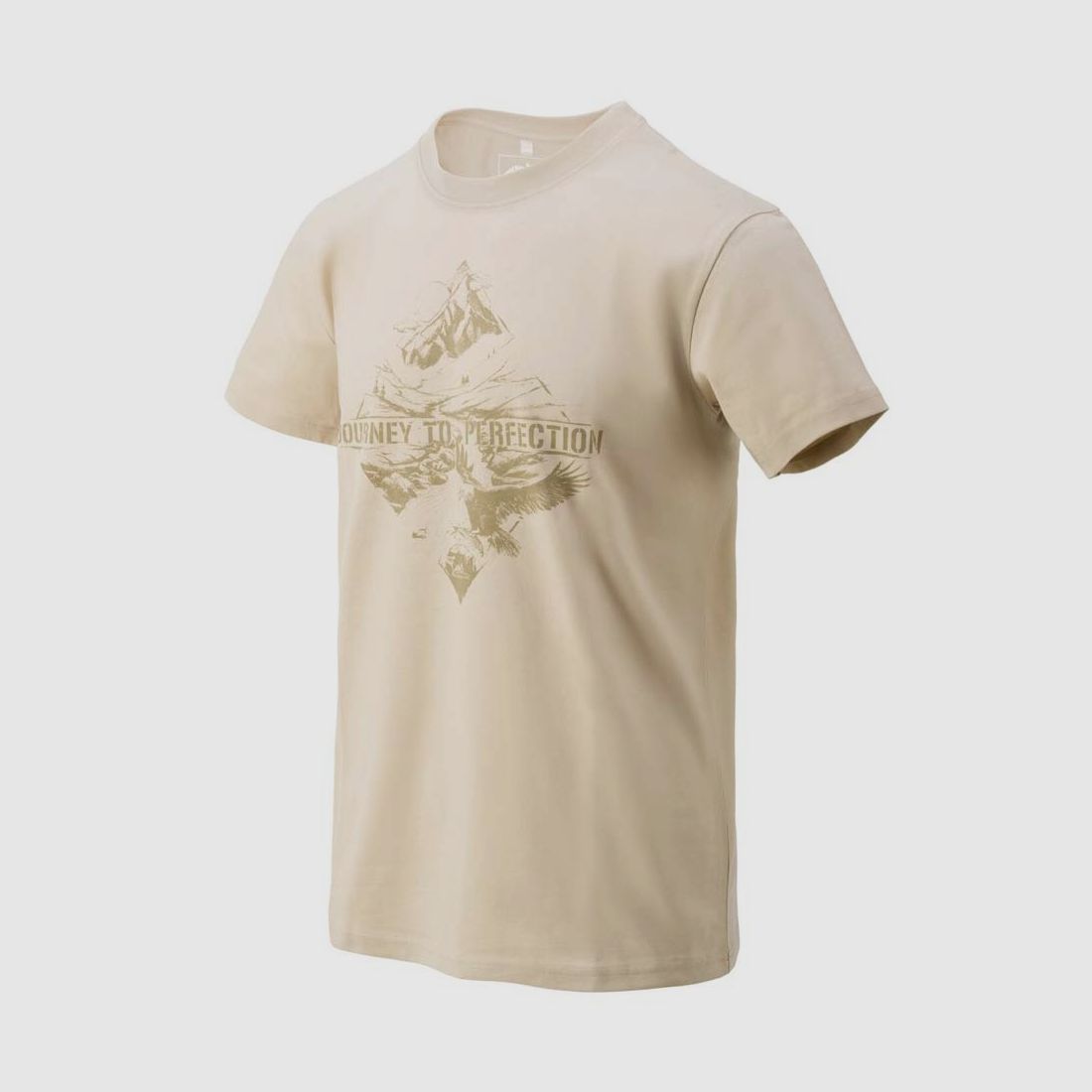 HELIKON TEX MOTTO T-SHIRT  MOUNTAIN STREAM KHAKI
