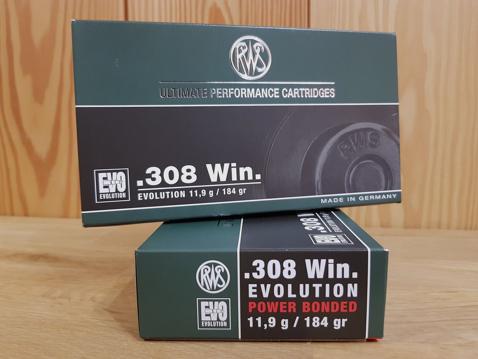 RWS MUNITION Kal. 308 EVOLUTION 184 GR.
