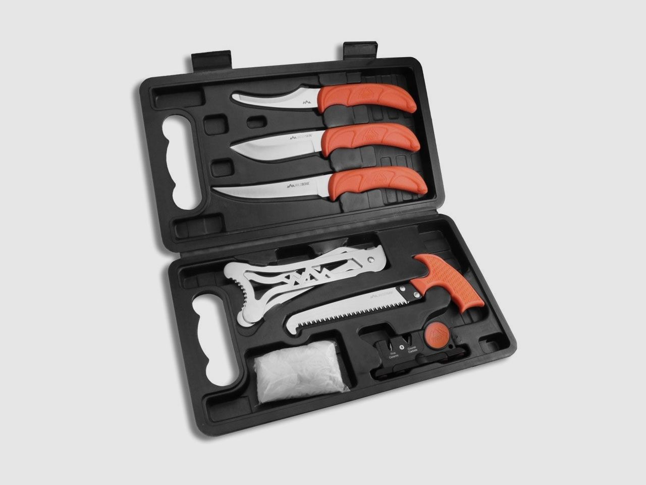Messer Jaeger Pak Skinner- Filetier- Ausbein-Messer Sge Handschuhe