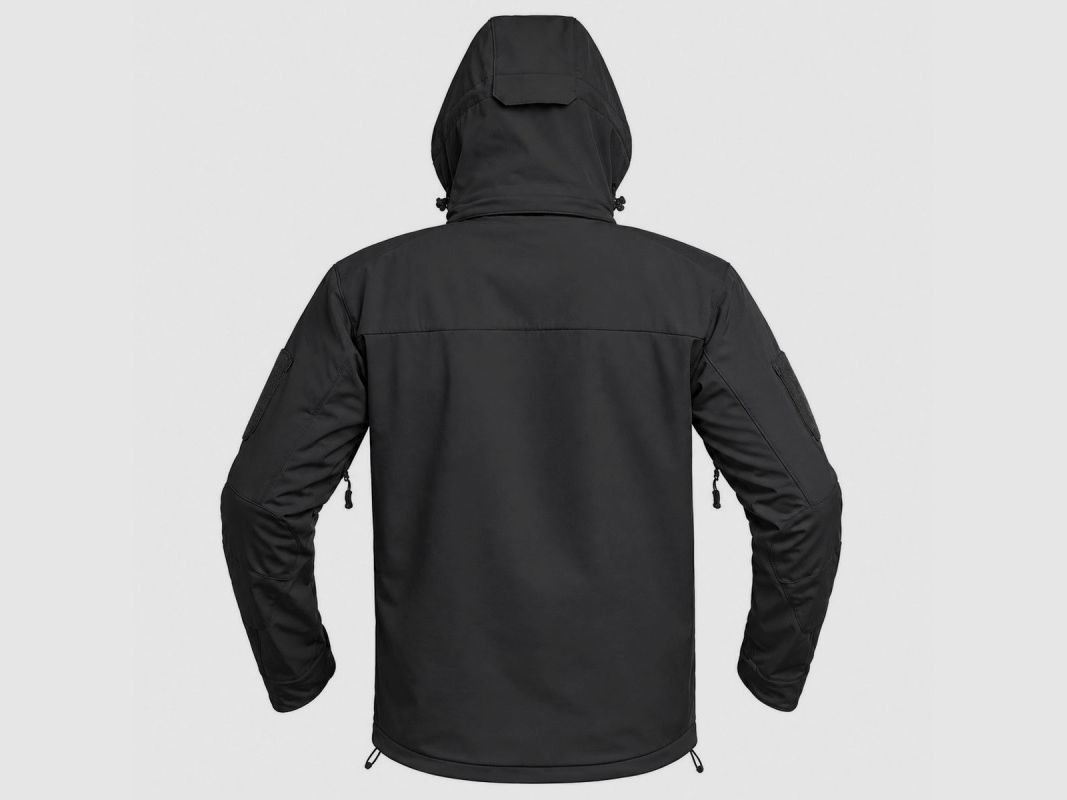 Softshelljacke Fighter A10® Herren - Schwarz, wasserdicht, Bild 5 von 7