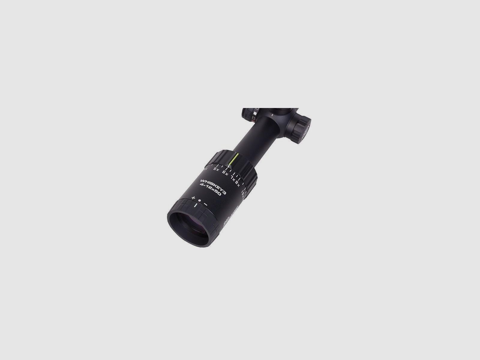 WHISKEY3 Zielfernrohr 4-12x50 mit Quadplex Absehen