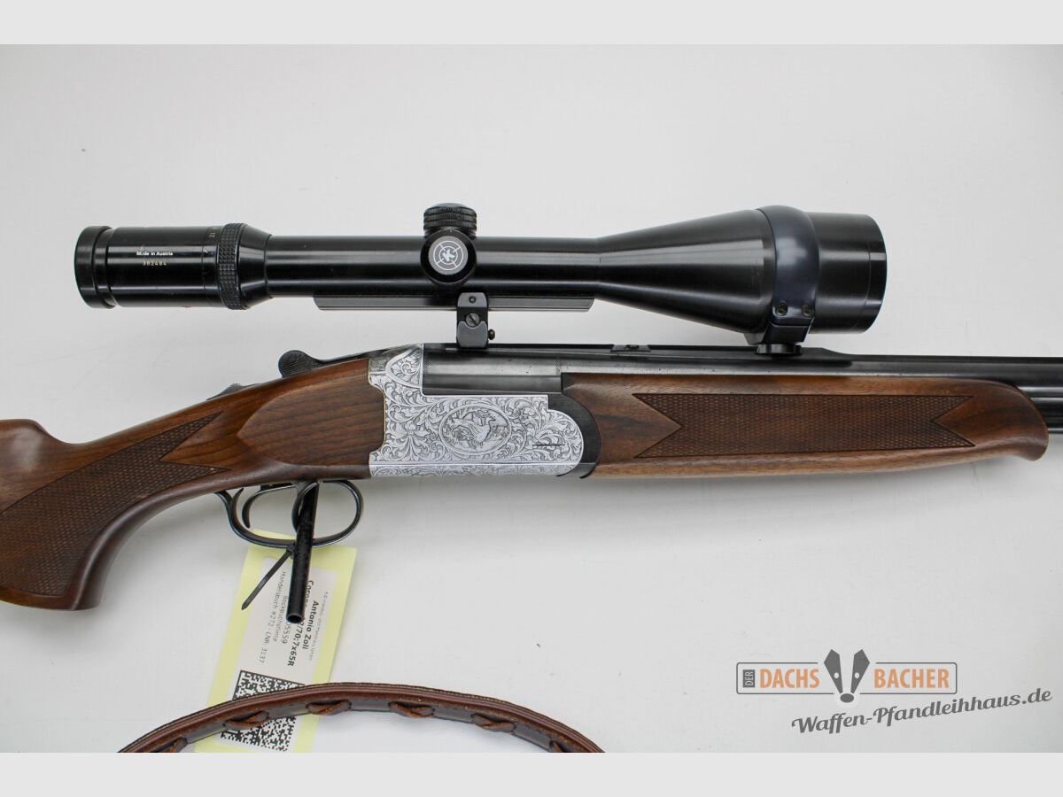 BBF fucile doppietta Antonio Zoli cal. 12/70 + 7x65R con Kahles Helia L 3-12x56