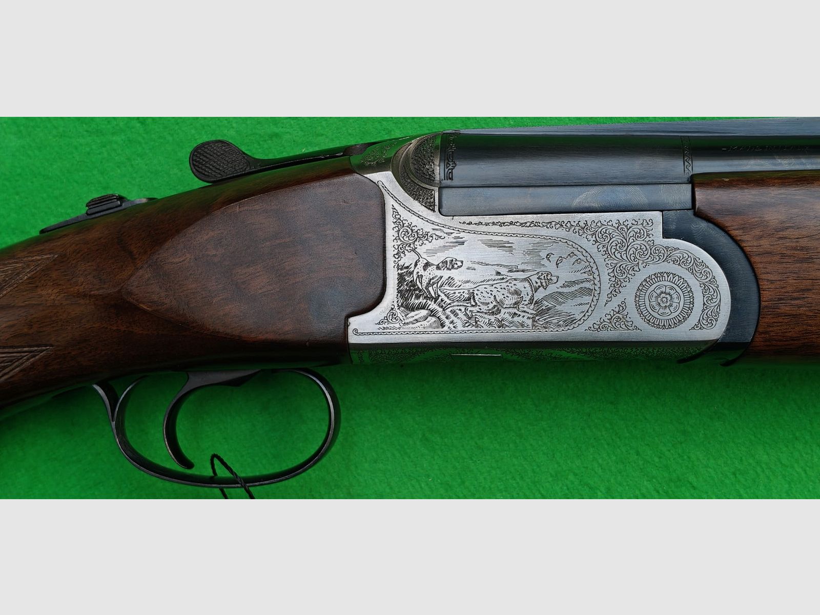 Rizzini Bockdoppelflinte selektiver Einabzug 12/70 - wie NEU