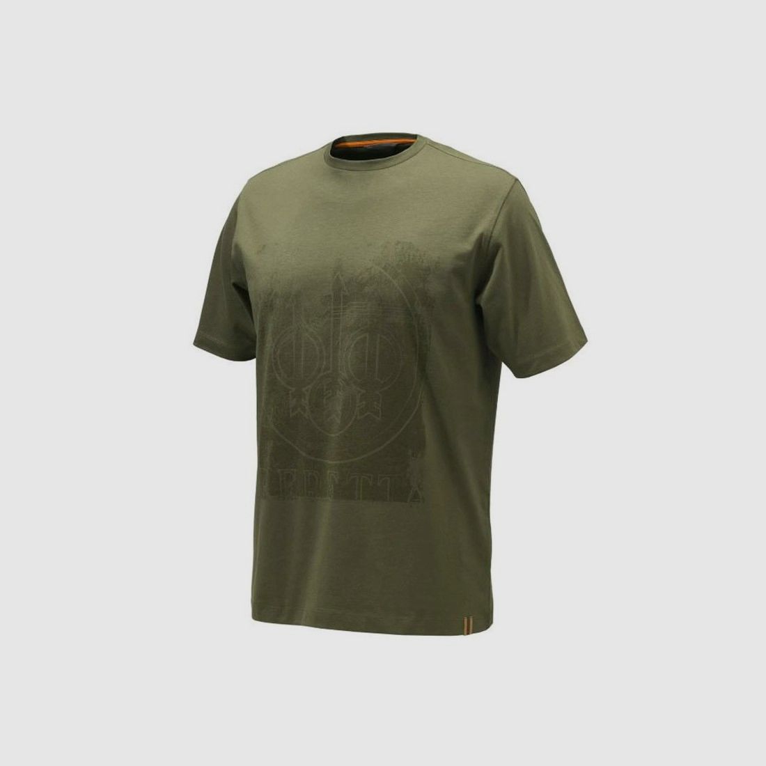 BERETTA T-SHIRT LOGO DONKER OLIVE, afbeelding 1 van 2