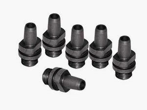 6 CHEMINÉES ACIER POUR REVOLVER POUDRE NOIRE