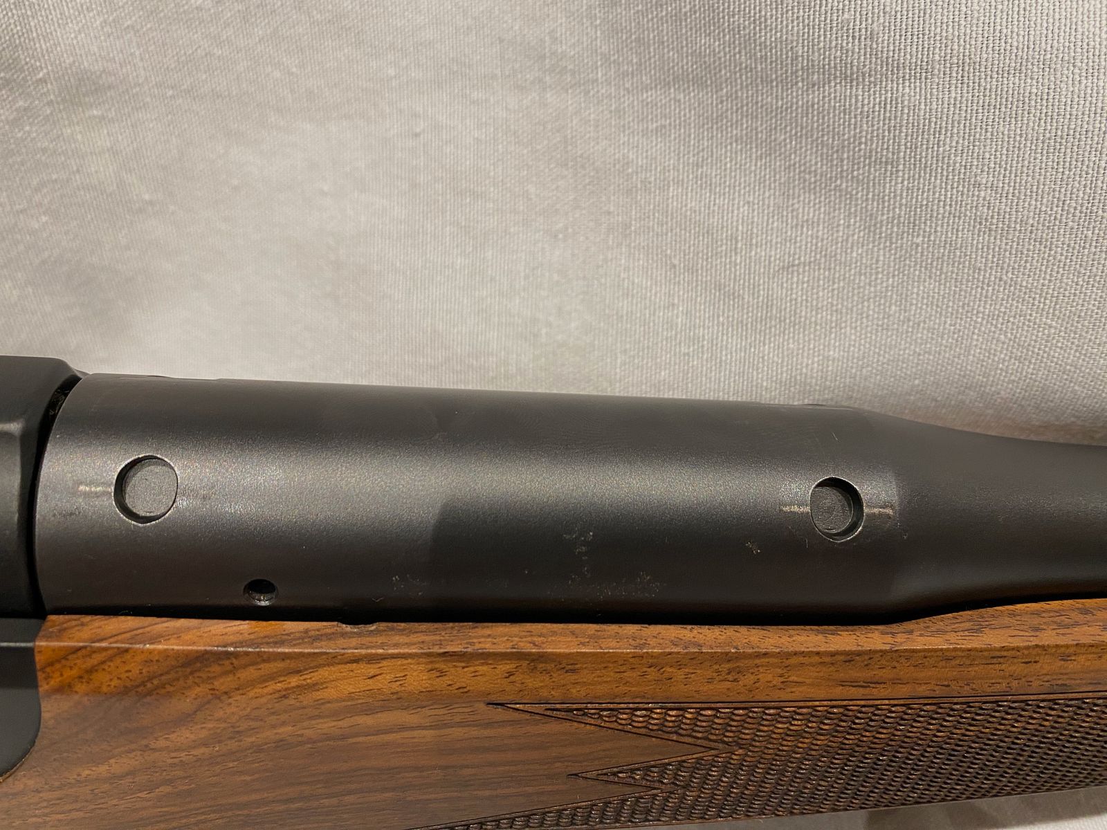 Blaser R8 Holz Standard mit Swarovski Sattelmontage 