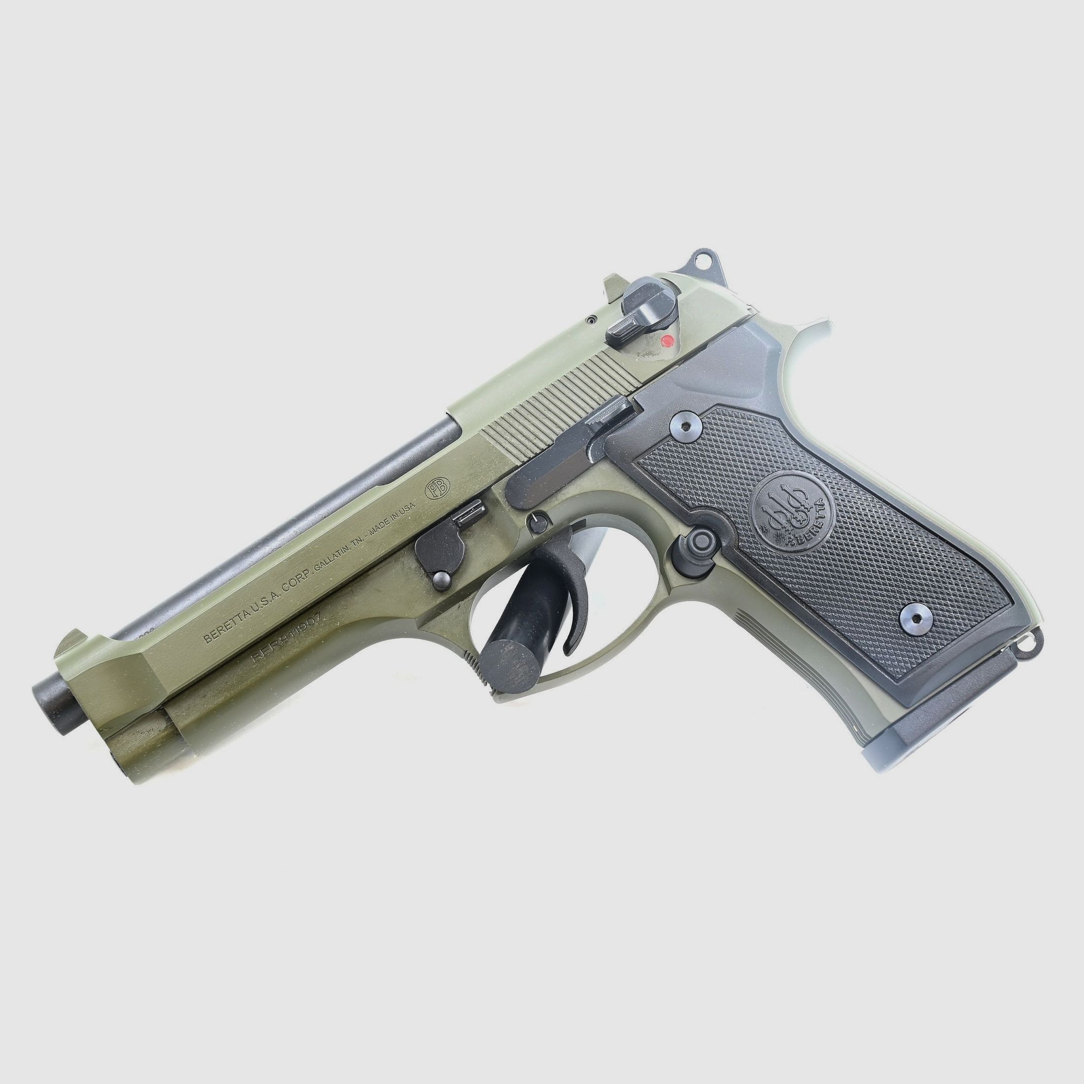 Pistole Beretta 92 FS, OD Green, 9×19, Bild 1 von 2