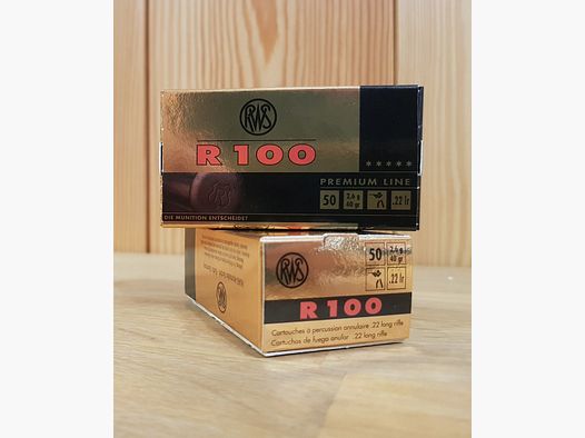 RWS MUNITION KAL. 22 R 100