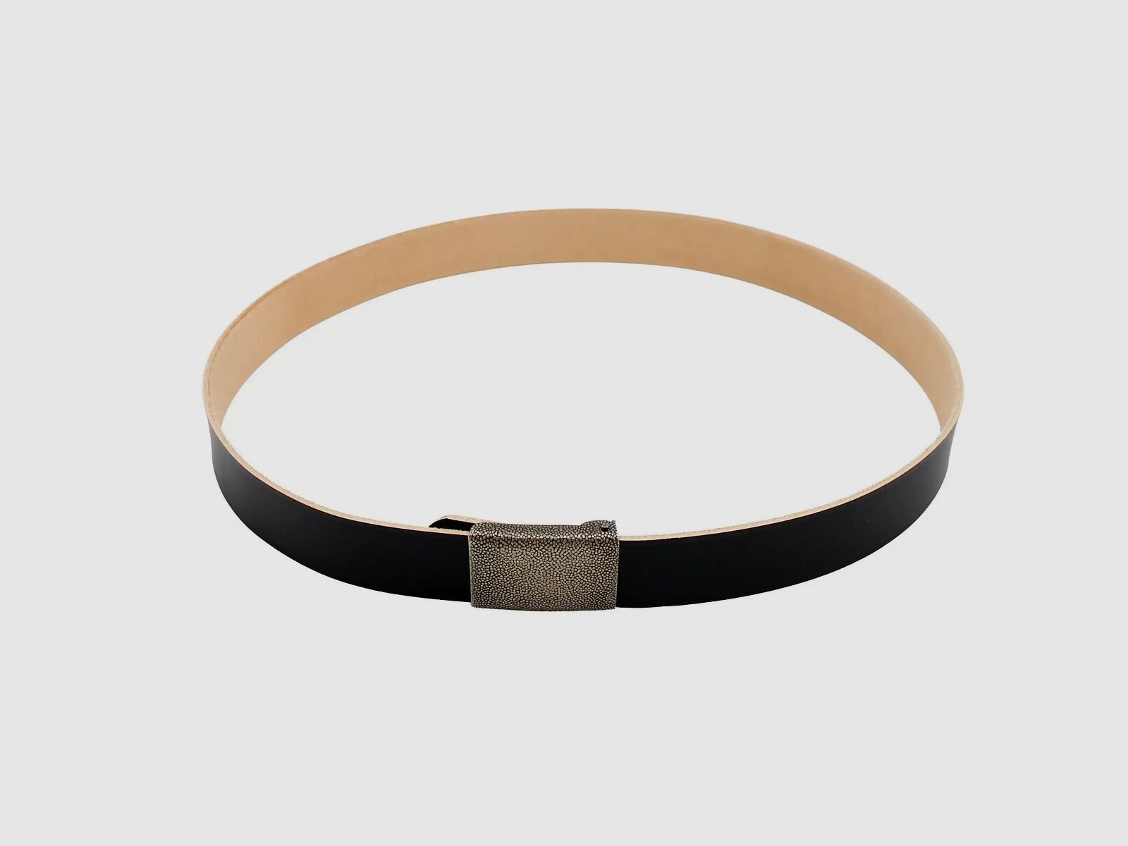 Heim Heim Bundeswehr Hosengürtel Leder nach TL Heer und Luftwaffe - Gebraucht / 90 cm