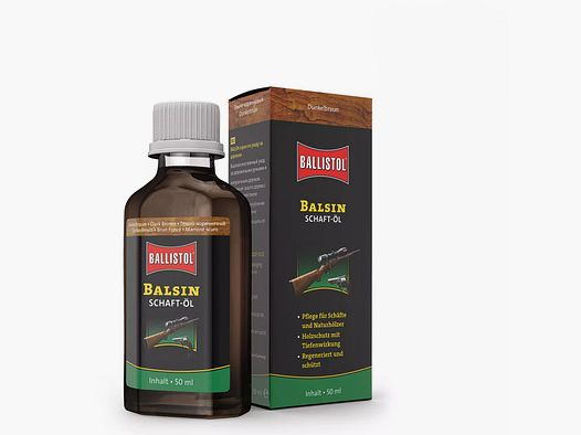 BALLISTOL - BALSIN Olej do drewna w kolorze mahoń w płynie na bazie bejcy - 50 ml