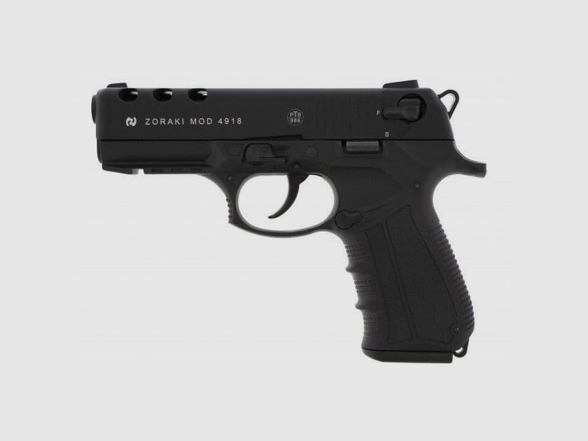Zoraki 4918 pistola a salve 9 mm P.A.K. nera