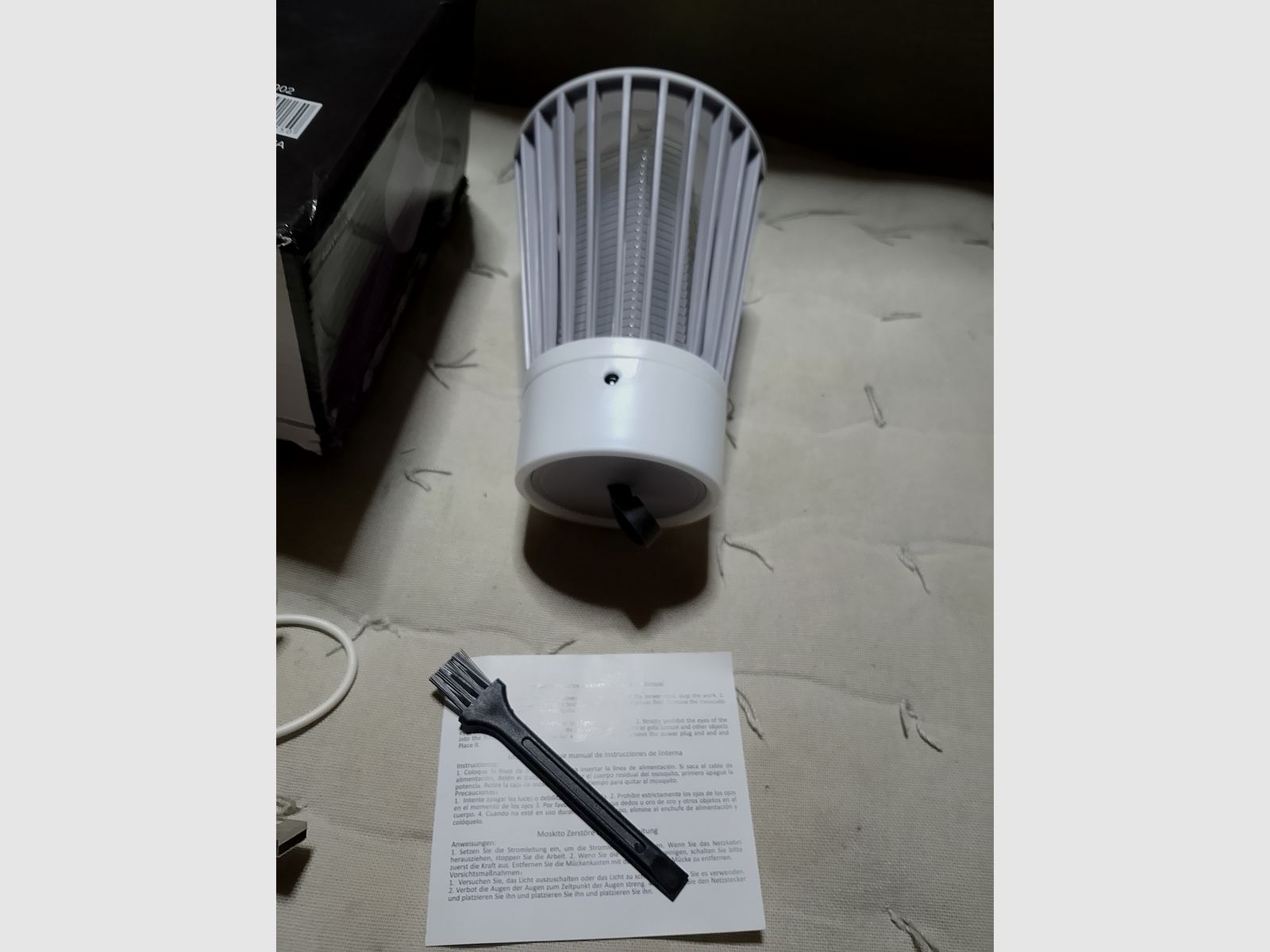  Neue Akku Kabellose Moskitofalle Mückenfalle elektrische Falle Mücken Killer Moskitos Insekten Schocker Camping Angeln Zelten Outdoor 