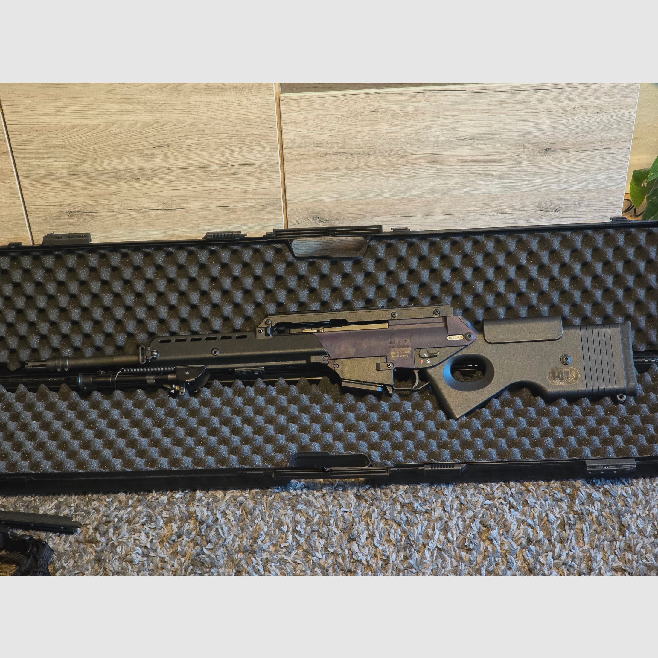 HK SL8 .223 Rem. mit Zweibein und zusätzlichem Vorderschaft