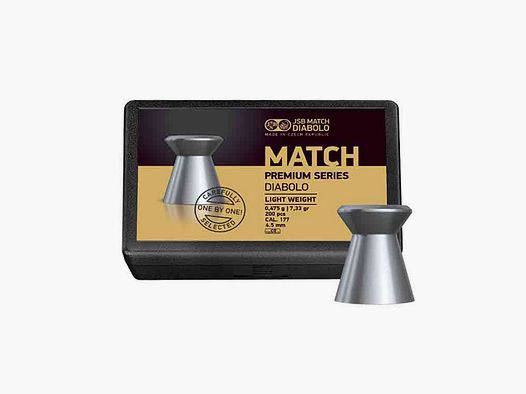JSB Premium Match Diabolos leicht 0,475g - 4,5 mm
