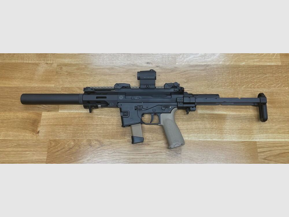 B&T AG SPC9 PDW G - halbautom. Pistole 9mmLuger - Typ Glock 9mm Magazine ähnlich GHM9 APC9 Pro - SPC9 Selbstladekarabiner / SLK/PCC