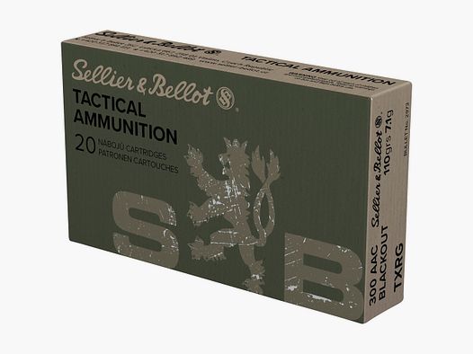 Sellier & Bellot .300 Blackout TXRG blue 7.1g/110grs.