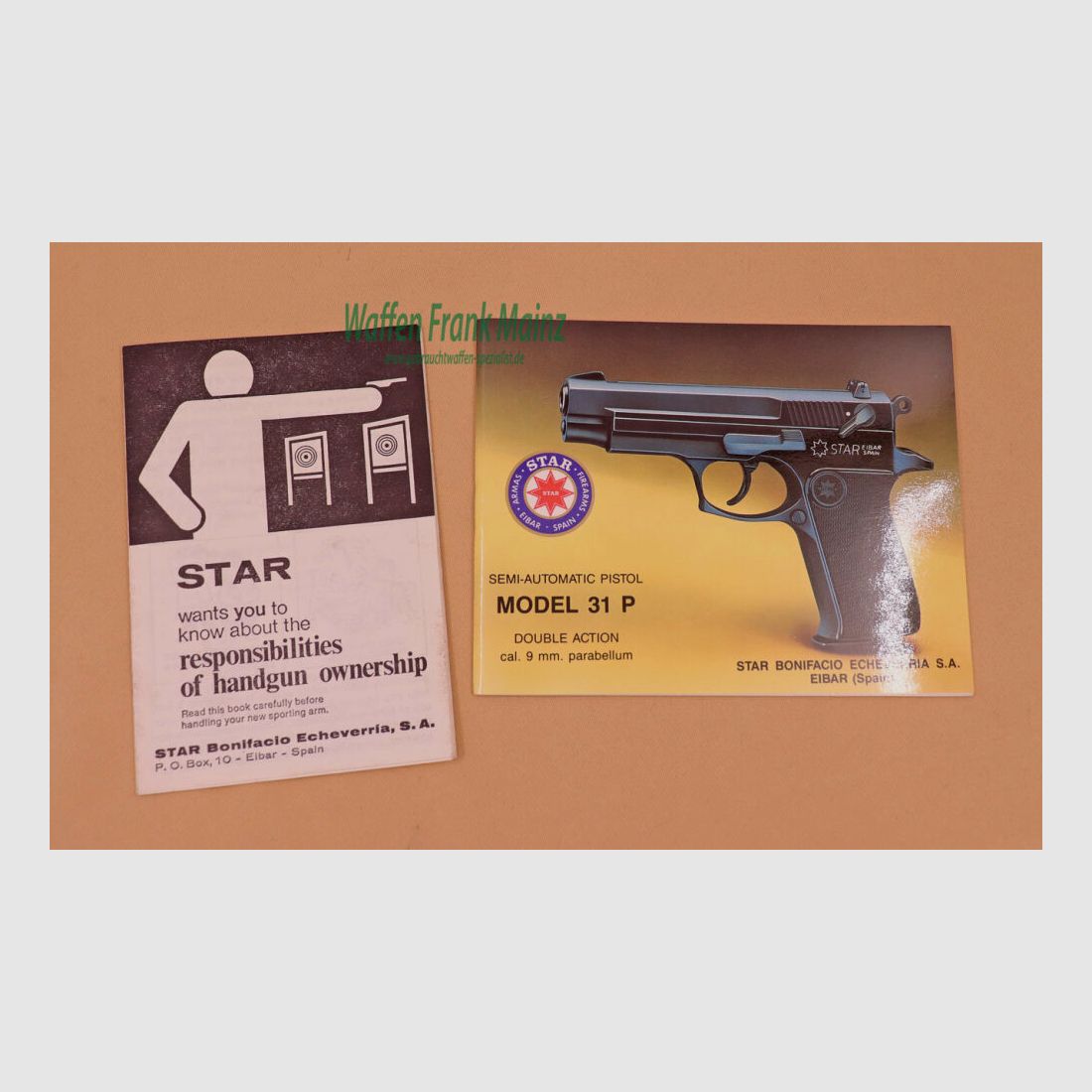 Star - Spanien Bedienungsanleitung Mod. 31 P