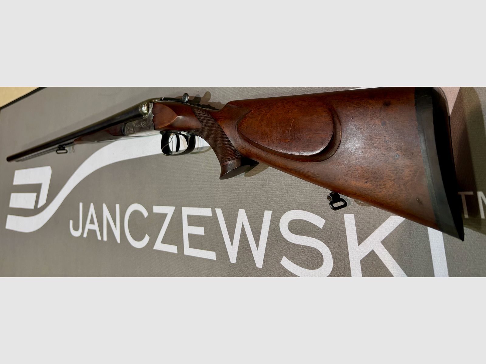 Simson & Suhl double-barrel shotgun cal. 16/70 08/1946 #1087, image 2 of 6