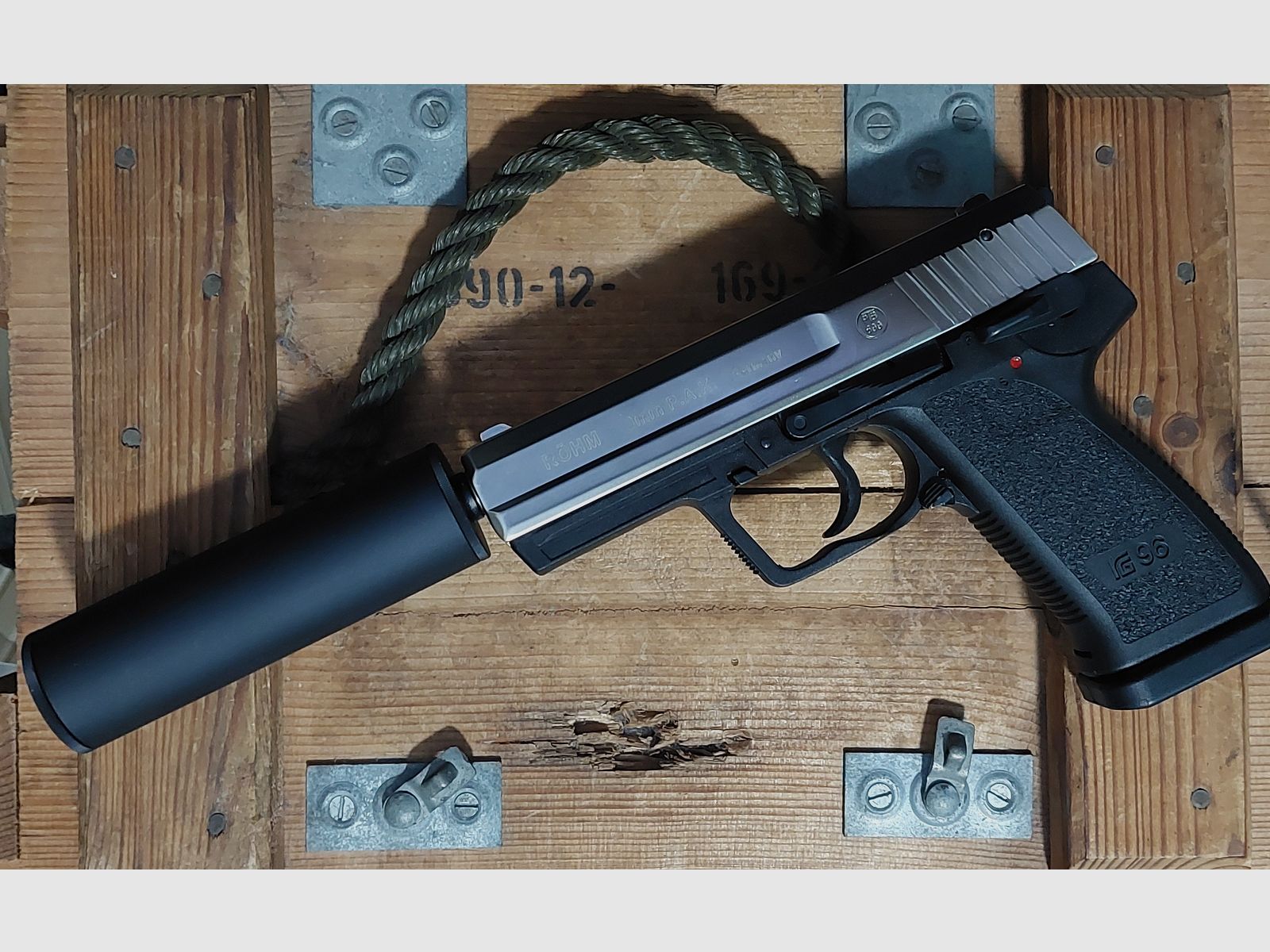 RÖHM - RG96 - Match - matte chrome (PTB 699) Glock RG 96 Walther