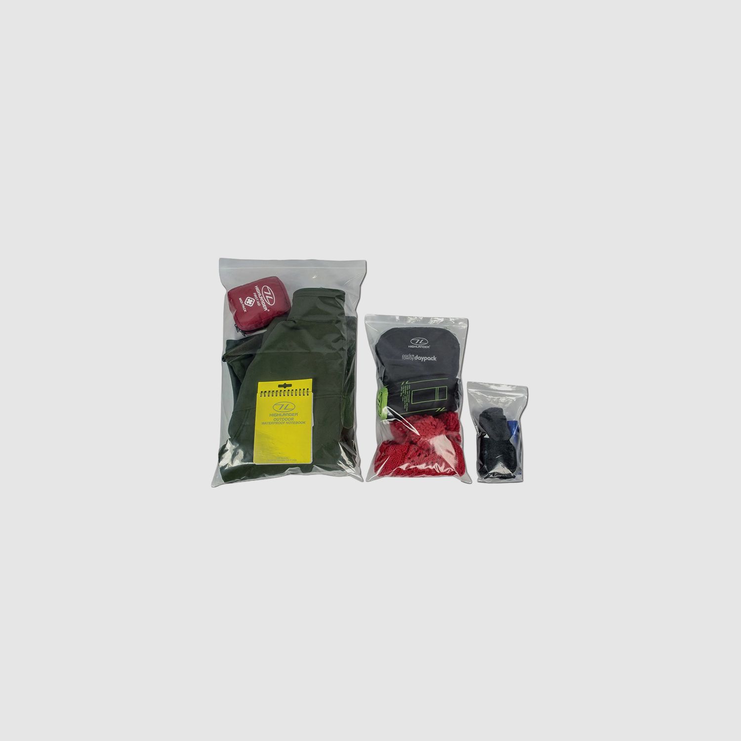 Highlander ZIP Schutzbeutel 9er Set