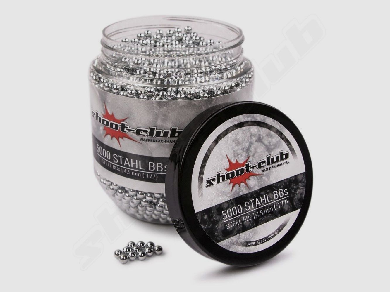 Stahlkugeln shoot-club 4,5mm / 0,34g - 5000 Stück