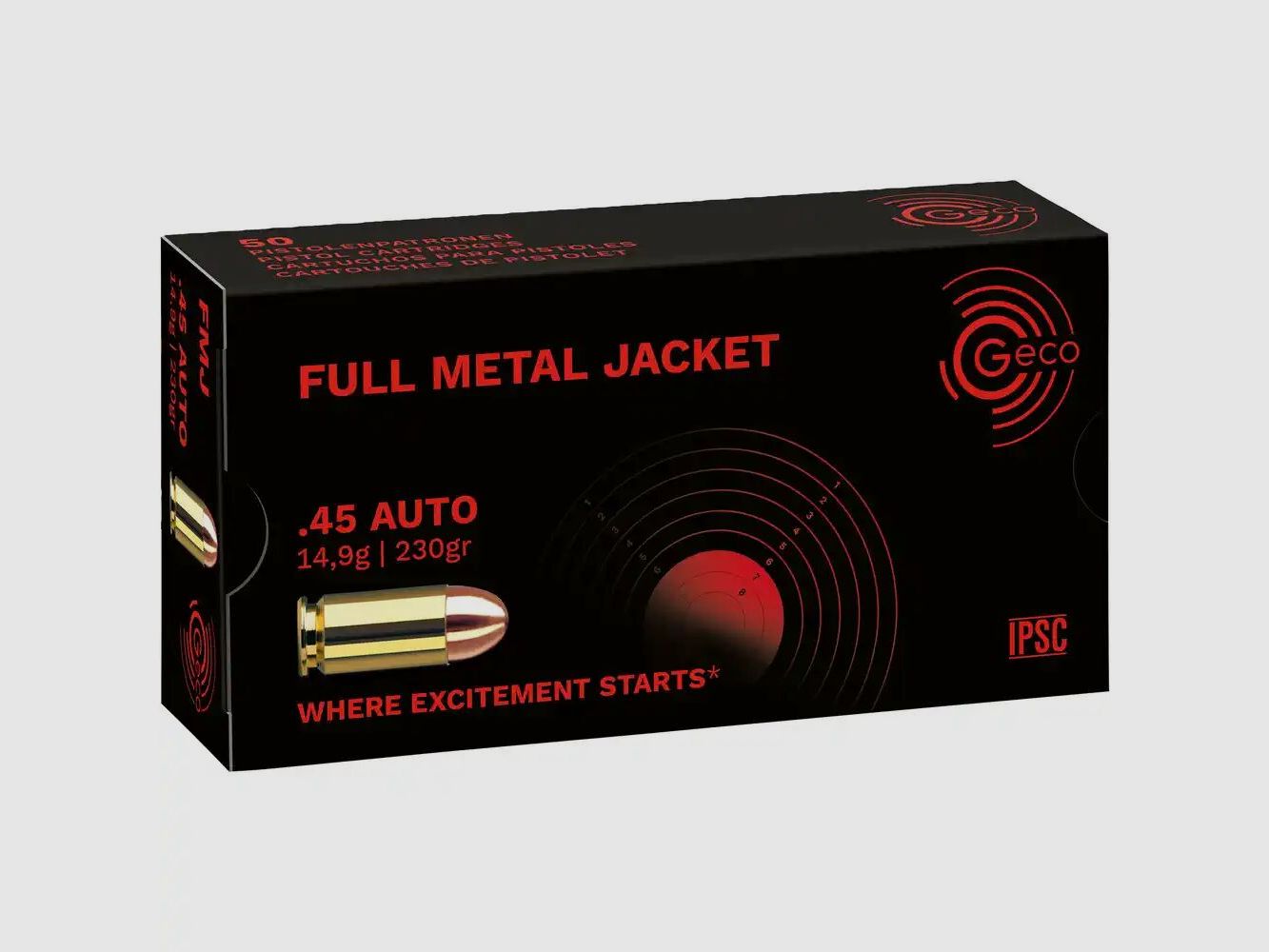 GECO .45 AUTO VM 14,9 g 230grs