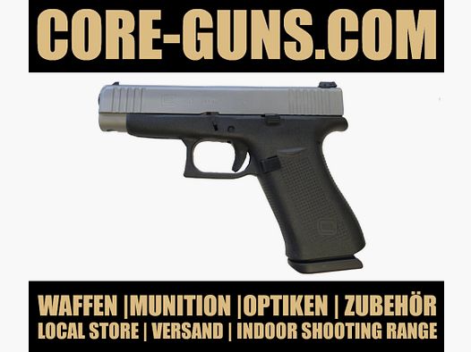 Glock pistol 48 ADJ silver slide 9mm Luger *EWB required immediately available