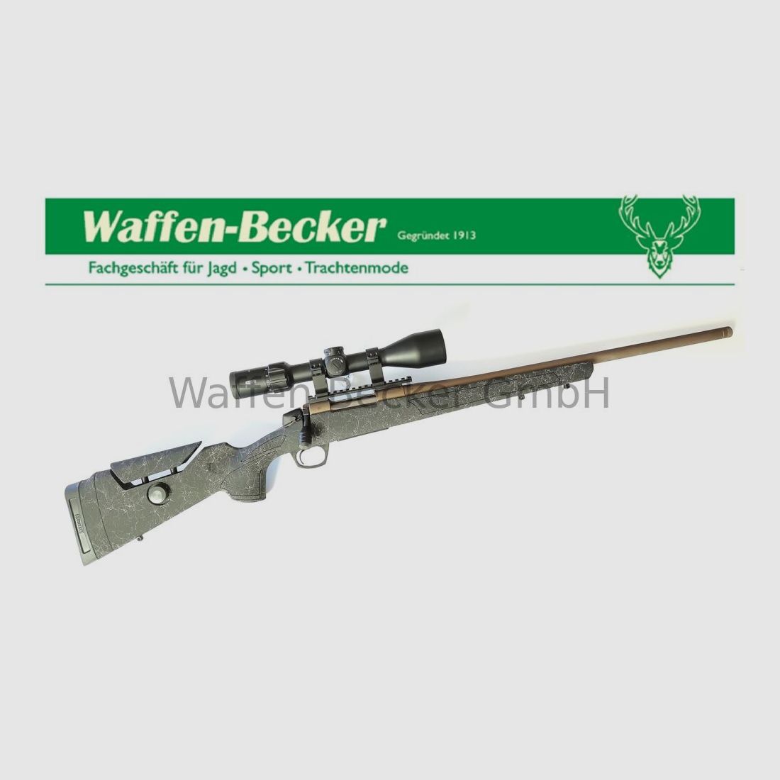 Bergara / CVA Bergara / CVA Cascade LRX Synthetic Kal. .308Win. Sniper Grey Camo LL:51 8-24UNEF Gewinde + Zielfernrohr Meopta MeoSport R 3-15x50