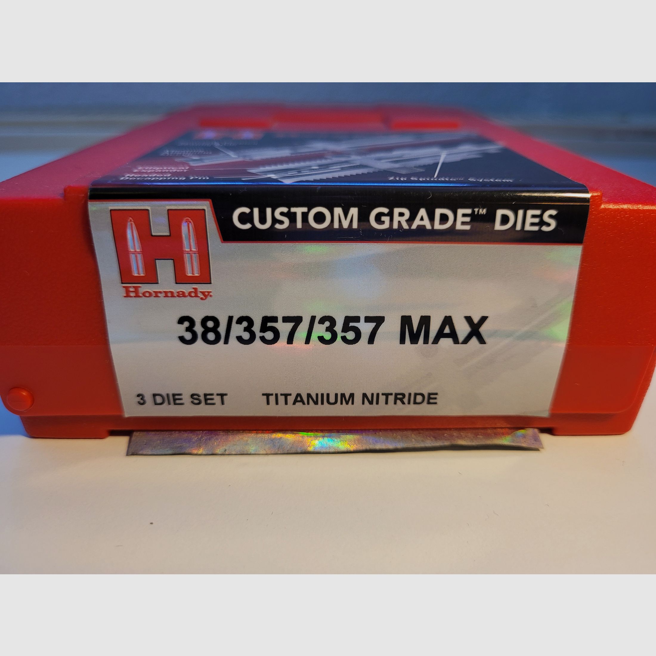 .38 / .357 Mag. / .357 MAX Hornady die set, carbide, item no.: 546527