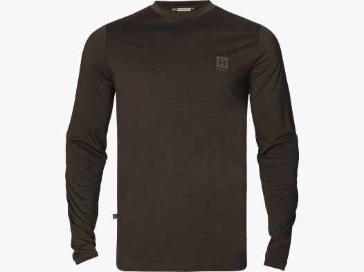 Härkila Base All Season L/S Podkoszulka Męska Shadow Brown 3XL