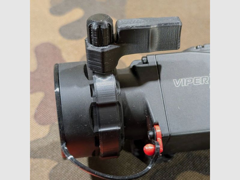 Für Nitehog Viper 50 Next: Schnellverstellhebel für Vorsatzgerät-Fokus
