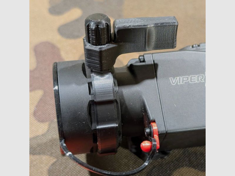 Für Nitehog Viper 50 Next: Schnellverstellhebel für Vorsatzgerät-Fokus