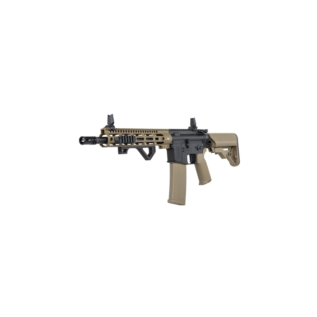 SA M4 Carbine M-LOK (SA-P20 PRIME™ Aster II ETU BLDC™) Softair Gewehr Frei ab 18 – Schwarz/Tan -F-