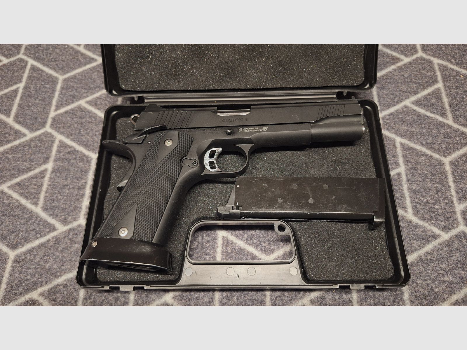 King Arms Predator Tactical Iron Shrike GBB Airsoft Pistol