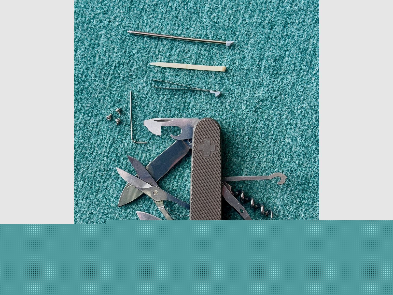 Victorinox Climber mit Titan-Griffschalen in rosty