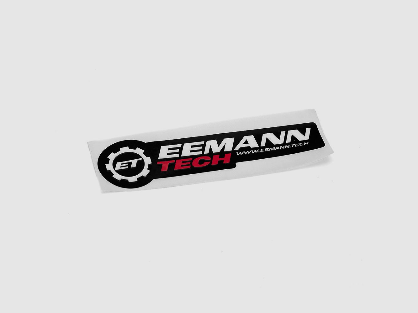 Eemann Tech 3D-Kleber mit Logo – Schwarz, Bild 1 von 3