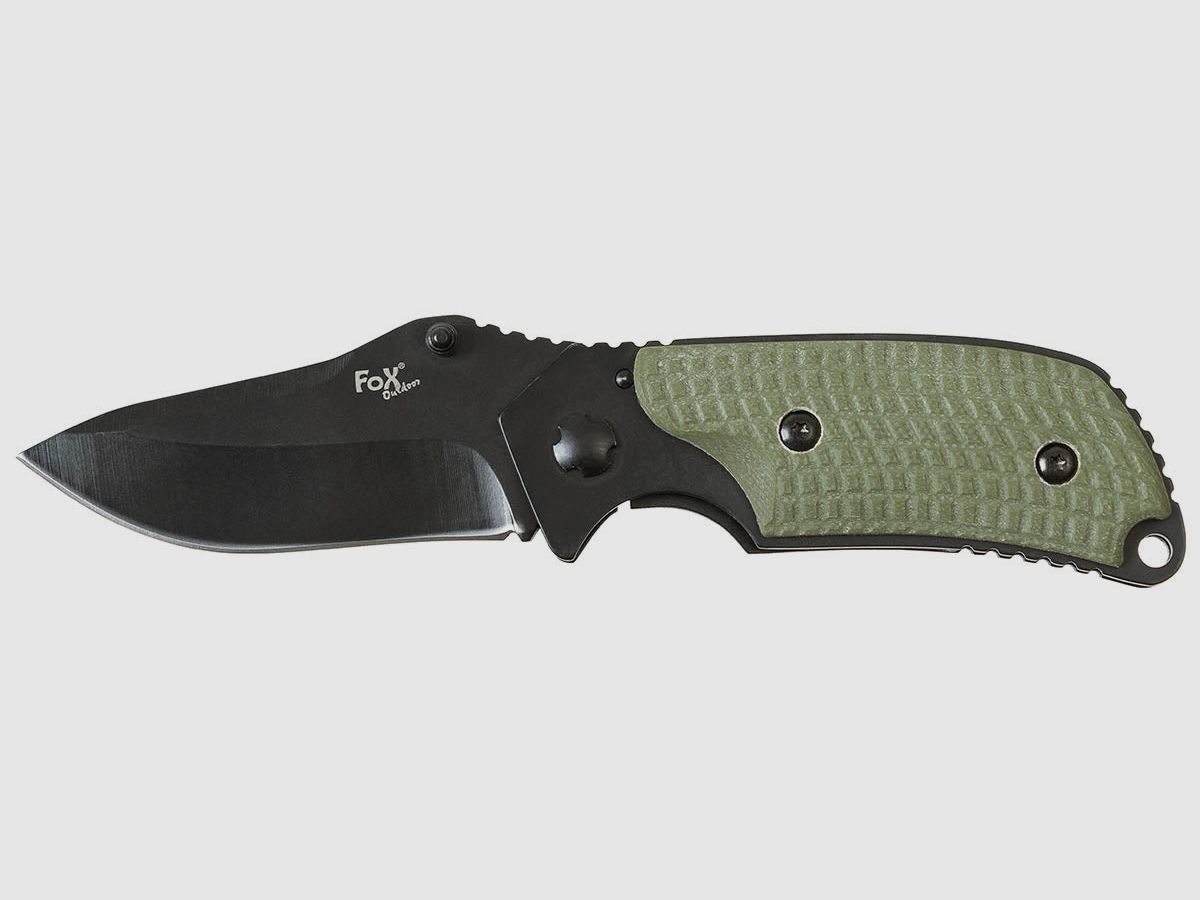Klappmesser, Einhand, Micarta-Griff, schwarz
