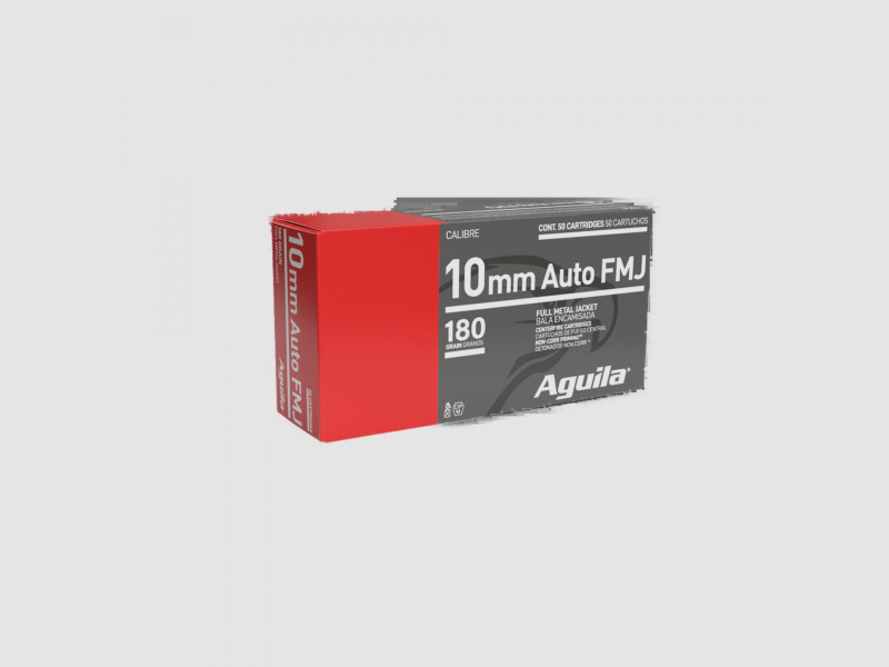 AGUILA 10MM AUTO FMJ - 180GRS. - 50 PATRONI PER PISTOLE COMPATTE