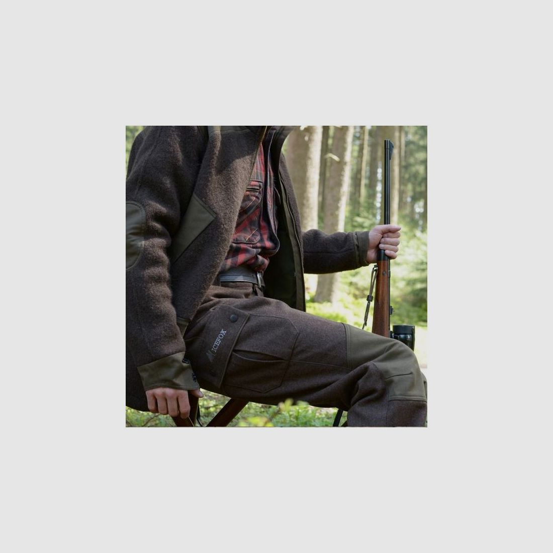 Icefox Herren Jagdhose Arlberg Braun