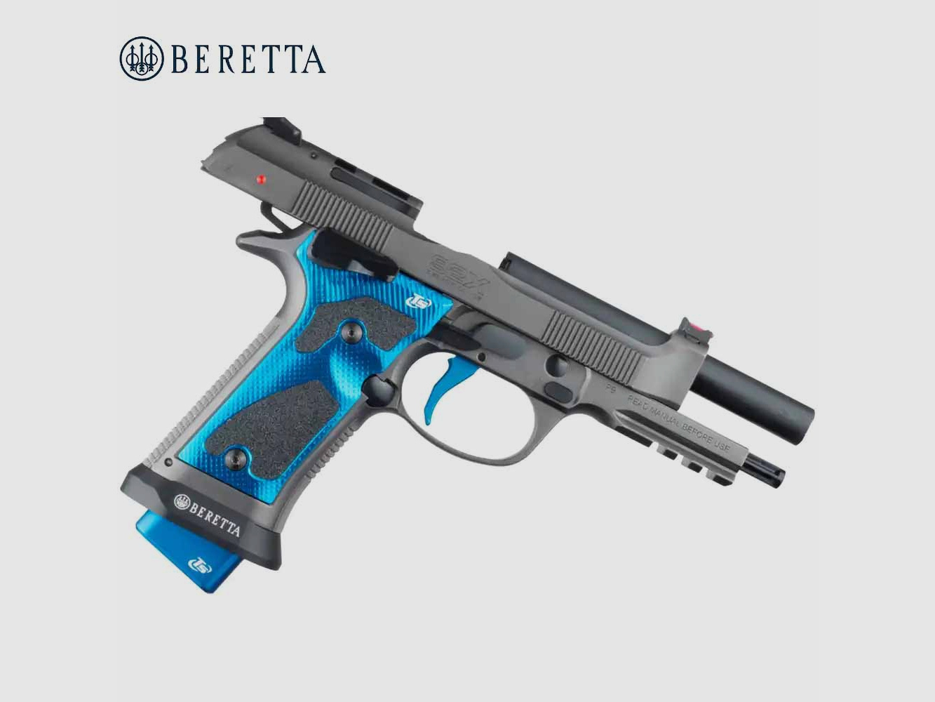 BERETTA 92X DARK SERIES BLUE RDO 9mmLuger