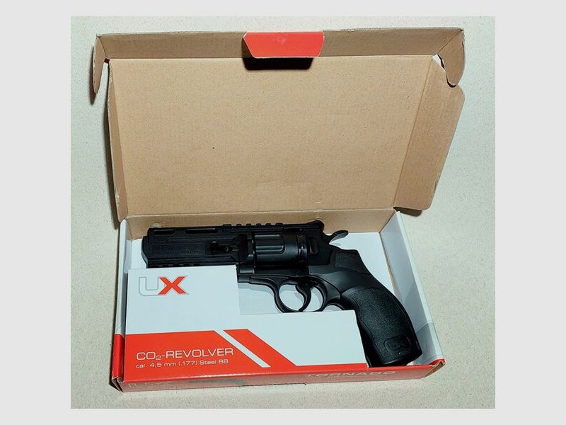 Umarex Tornado CO2 Revolver Kal. 4,5mm Stahl BB schwarz *undicht