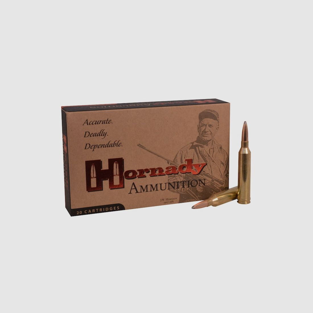 Hornady Custom .264 Win. Mag. 140GR InterLock SP 20 Patronen