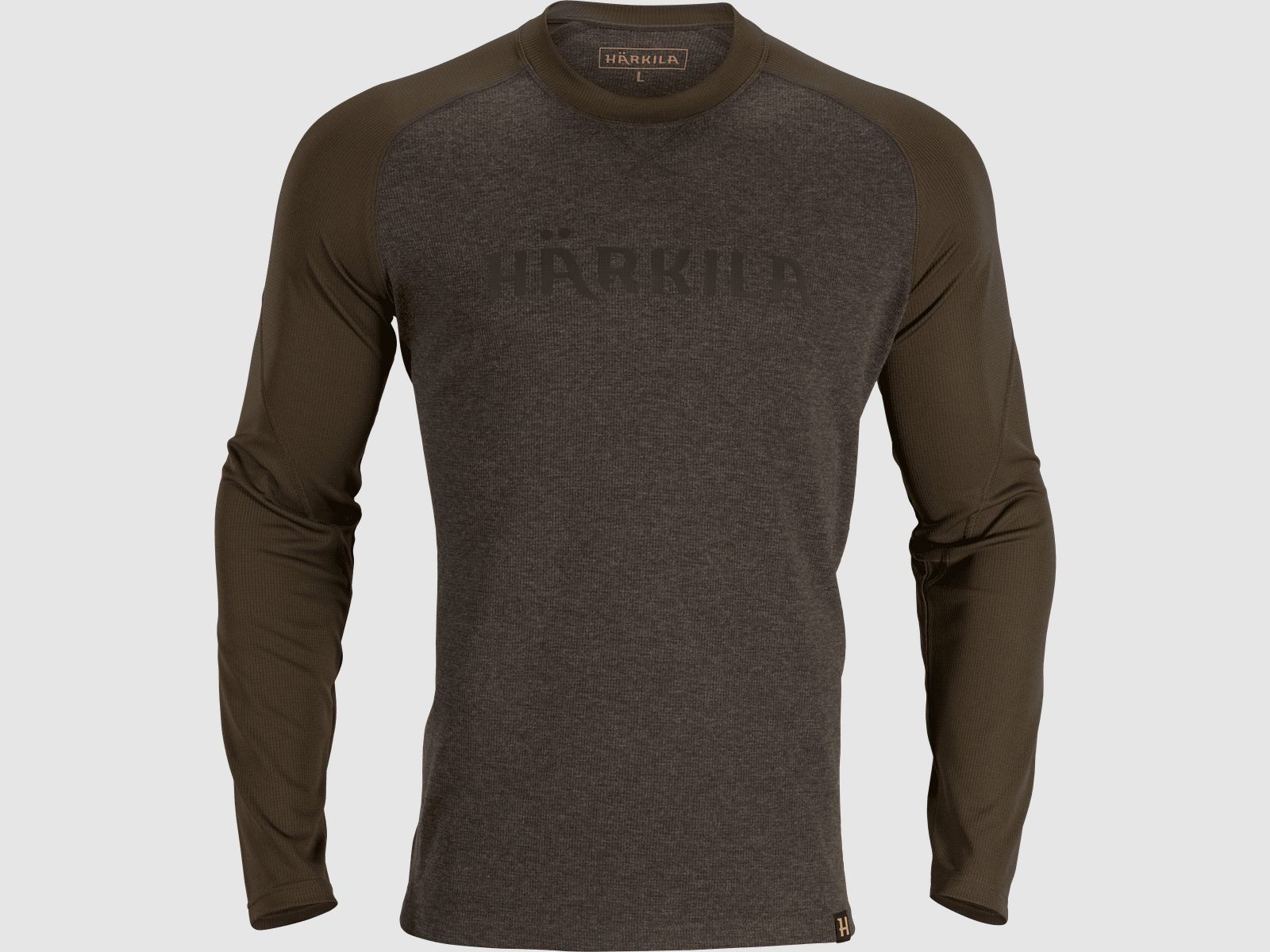 Härkila Metso Langarm-Shirt Herren Olive Night/Willow Green - M