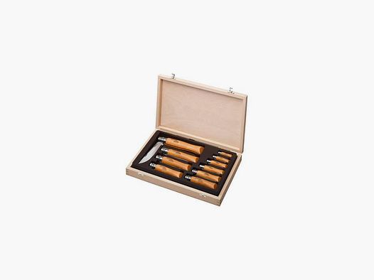 Set mit 10 OPINEL-Messern