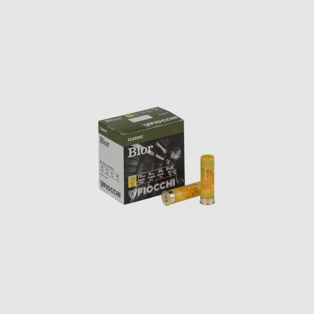 FIOCCHI Patronen BIOR 25 Kal.20 pb.10