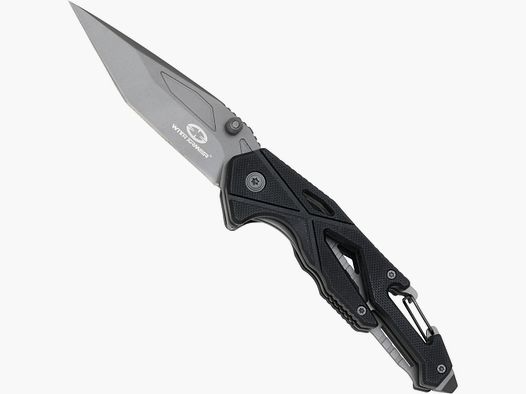 Taschenmesser Spider mit Tantoklinge und Karabiner