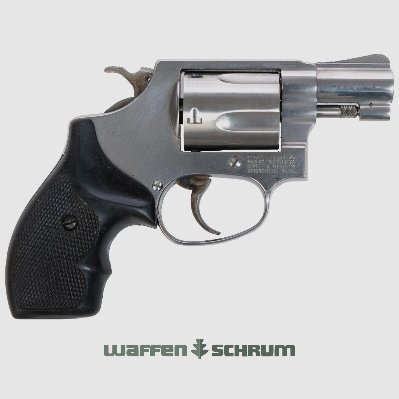 Smith & Wesson Mod. 60-7 .38Special , Stainless, feste Visierung, Koffer, LL: 1 7/8 Zoll (4,9 cm)