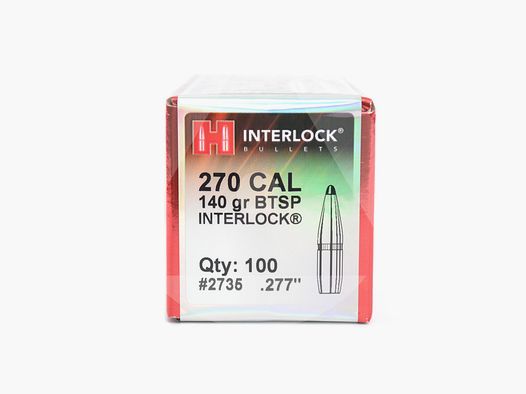 OGIVA HORNADY 270 CAL. 277″ 140GR BTSP